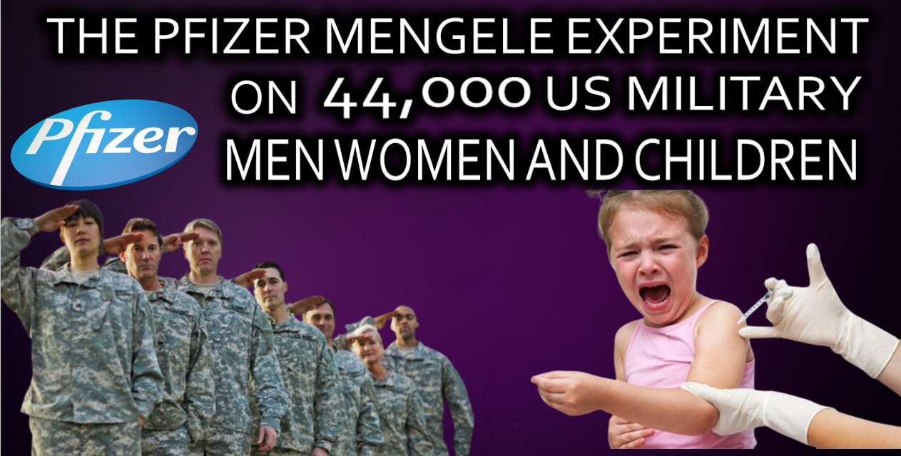 The Pfizer Mengele Experiment on 44,000 US Military Men Women and Children  Special Report with Todd Callender