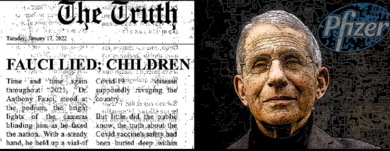 Fauci’s Lies caused 120k+ Children & Youngsters to die in the USA following COVID Vaccination