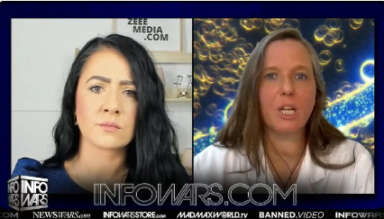 Maria Zeee & Dr. Mihalcea on Infowars – Silicone, Transhumanism Materials Found in COVID Shots & Brain Hacking