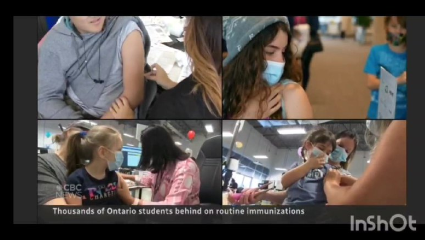 Tens of thousands of Ontario students are facing suspension if they don’t update their vaccination records, as the province pushes hard to get kids caught up on shots for everything from COVID-19 to chickenpox. FEB. 2024