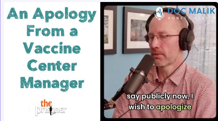 An Apology From a Vaccine Center Manager