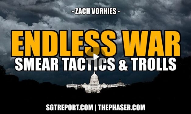 ENDLESS ZIONIST WARS, SMEAR TACTICS & TROLLS — ZACH VORHIES