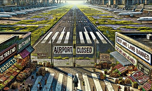 All UK Airports will close by 2029 & Beef and Lamb will be banned for Human Consumption to meet Climate Scam Targets according to UK Gov. Report