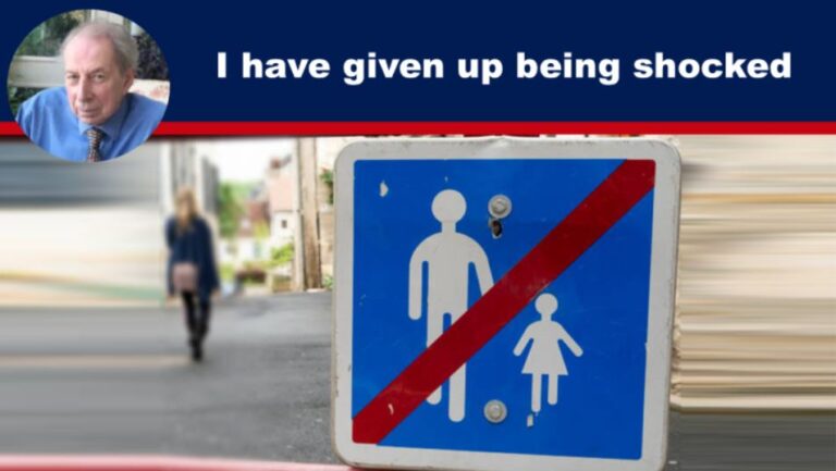 given up being shocked