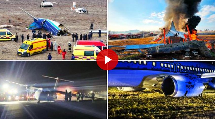 4 AIRPLANE DISASTERS IN A WEEK! WHAT’S REALLY GOING ON? SOUTH KOREA-CANADA-NORWAY-KAZAKHSTAN!?!?!?