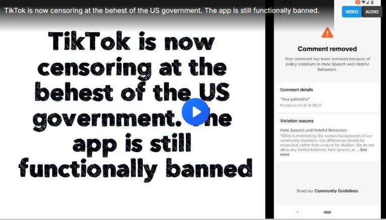 tik tok ban