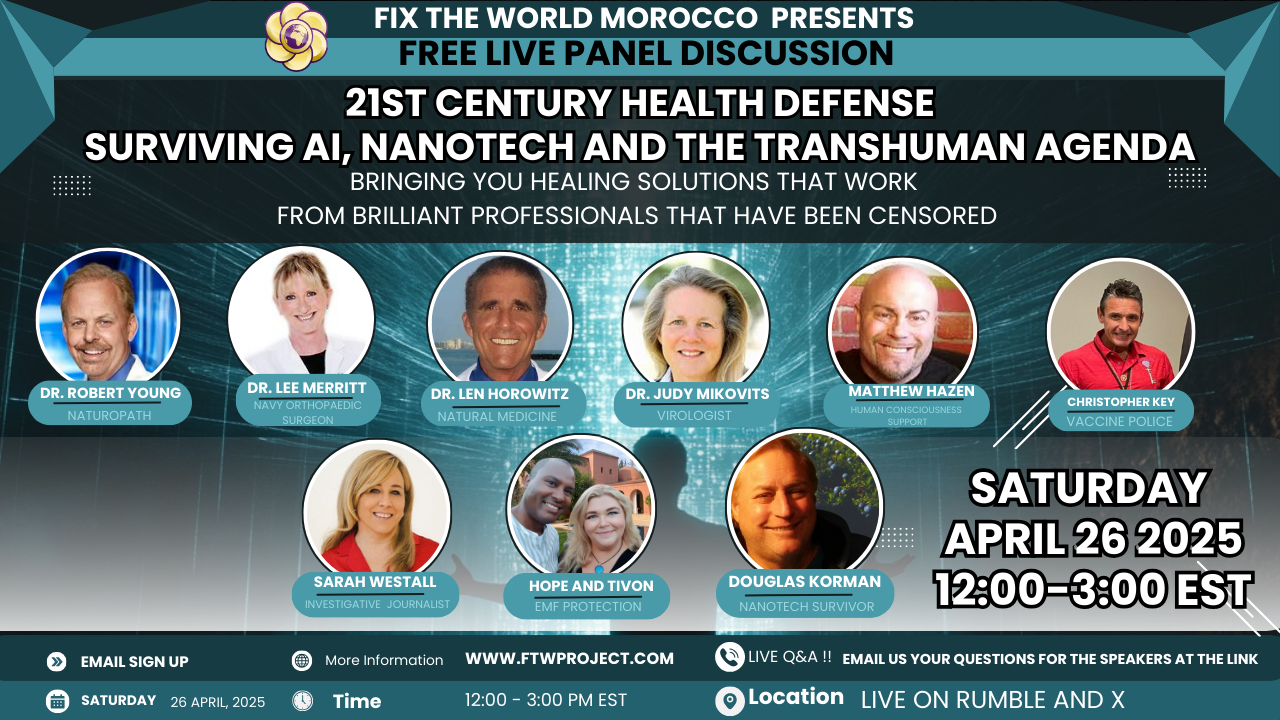 Thumbnail 21ST CENTURY HEALTH DEFENSE LIVE PANEL DISCUSSION (YouTube Thumbnail) (1)