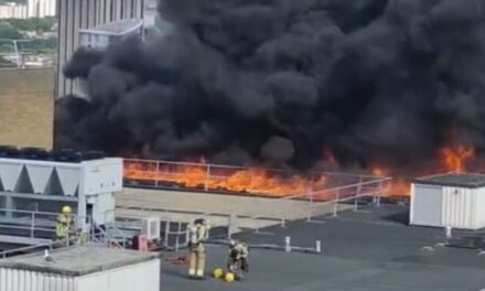 Massive Fire Tears Through UK Hospital After Solar Panels Burst Into Flames