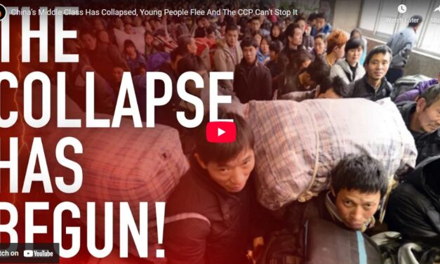 China’s Middle Class Has Collapsed, Young People Flee And The CCP Can’t Stop It