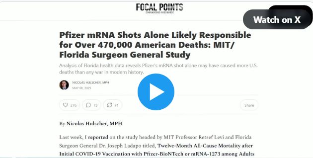 REPORT: Pfizer’s COVID-19 shot is now being blamed for killing as many people as World War I, World War II, and the Vietnam War COMBINED.