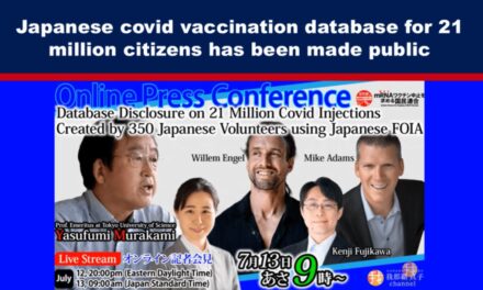 Japanese covid vaccination database for 21 million citizens has been made public