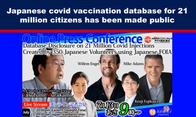 Japanese covid vaccination database for 21 million citizens has been made public