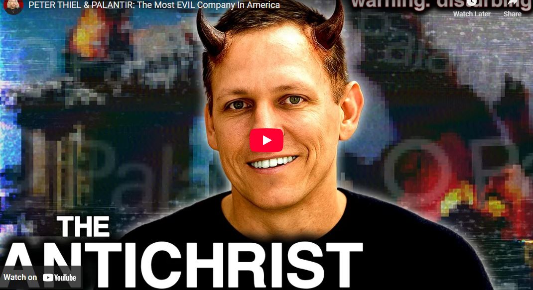 PETER THIEL & PALANTIR: The Most EVIL Company In America