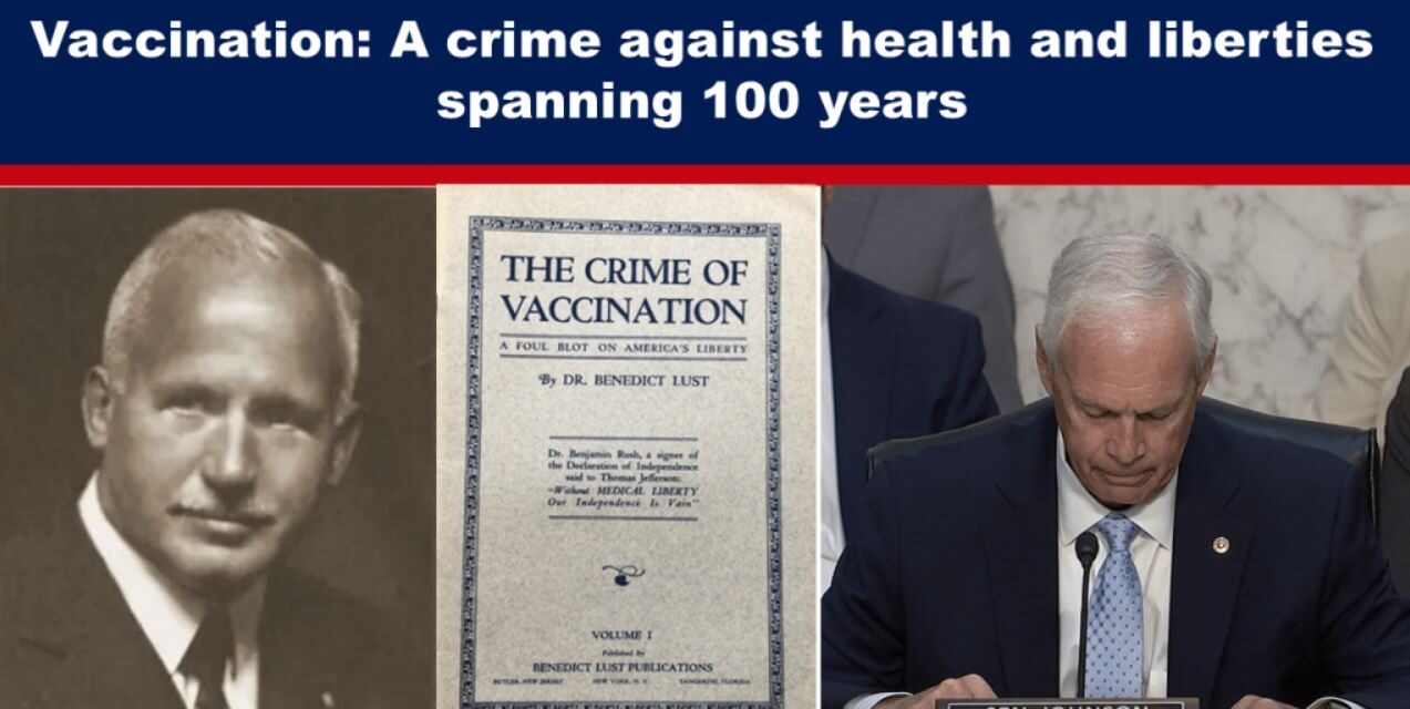 Vaccination: A crime against health and liberties spanning 100 years