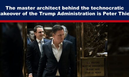 The master architect behind the technocratic takeover of the Trump Administration is Peter Thiel