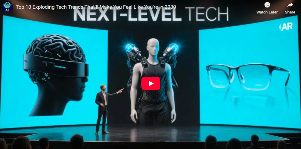 Top 10 Exploding Tech Trends That’ll Make You Feel Like You’re in 2030
