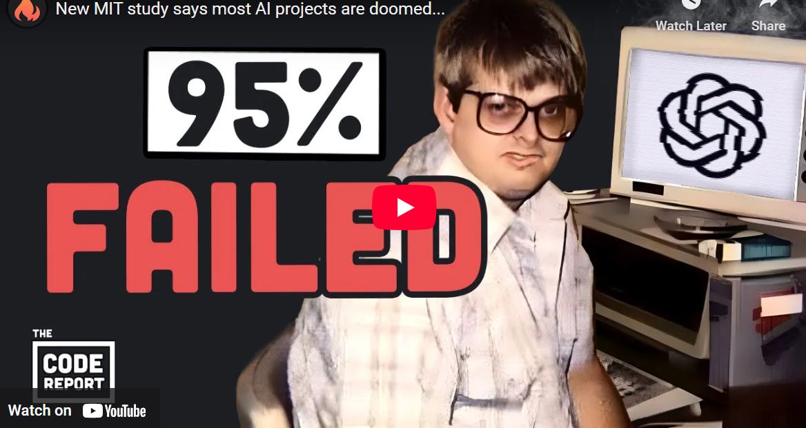 New MIT study says most AI projects are doomed…