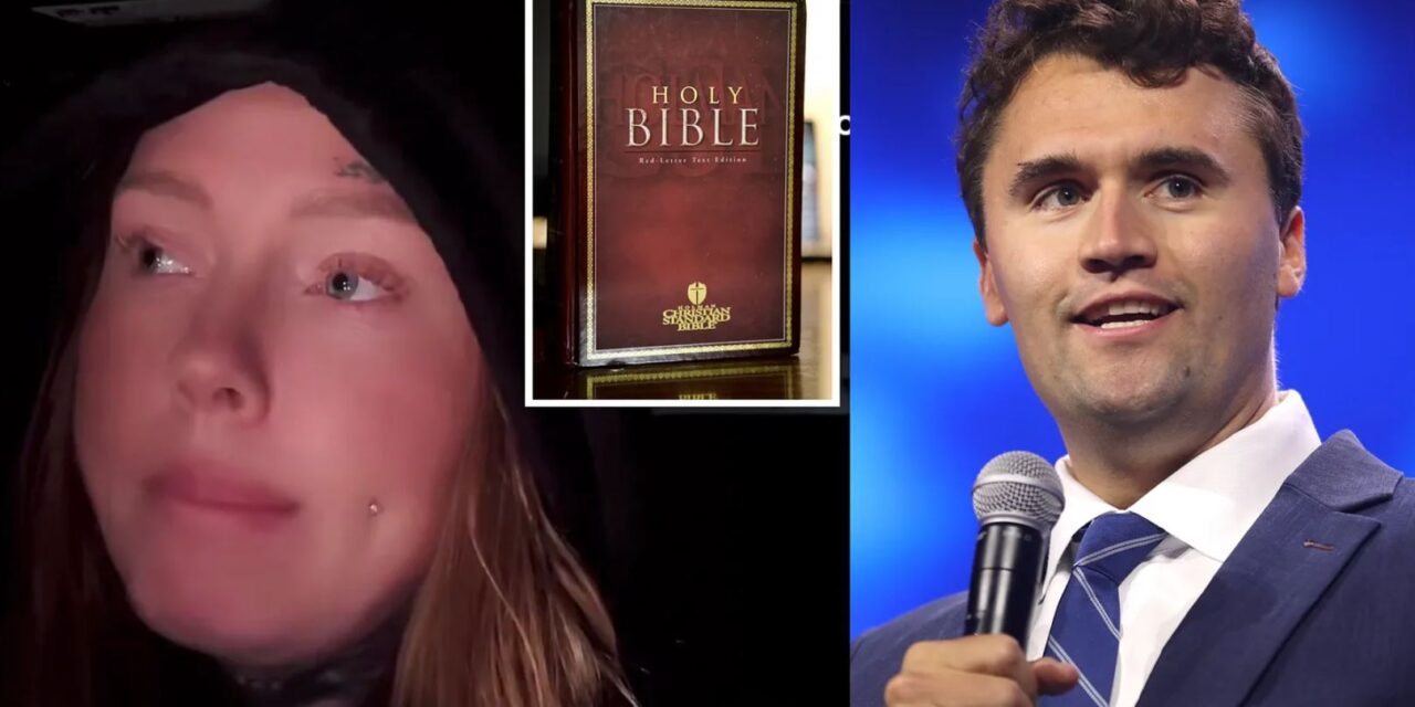 Woman Turns to the Bible for the First Time Ever After Witnessing Charlie Kirk’s Death