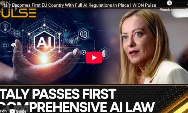 Italy Becomes First EU Country With Full AI Regulations In Place | WION Pulse