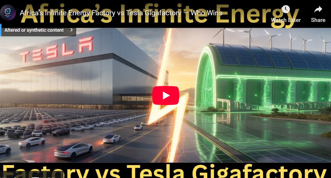 Africa’s Infinite Energy Factory vs Tesla Gigafactory — Who Wins