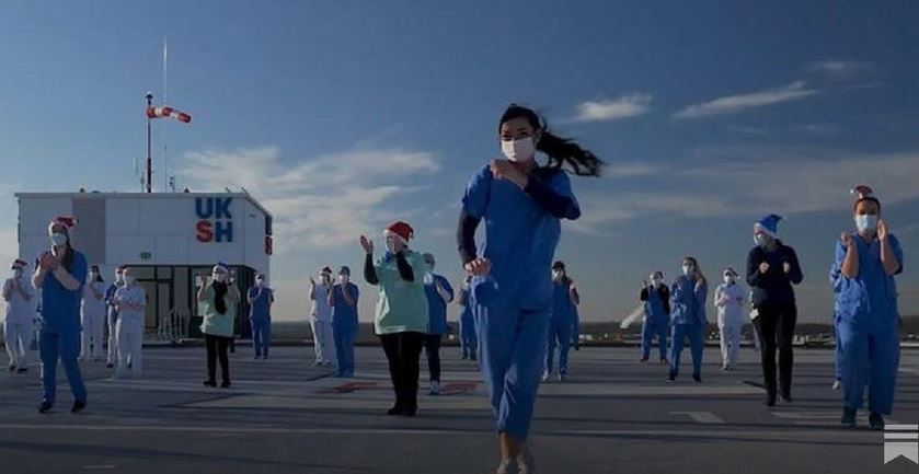 Dancing nurses were never about the morale of healthcare workers or stress relief
