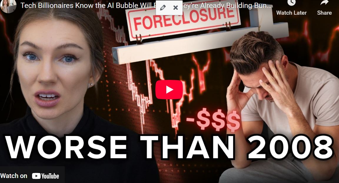 Tech Billionaires Know the AI Bubble Will Burst (They’re Already Building Bunkers)