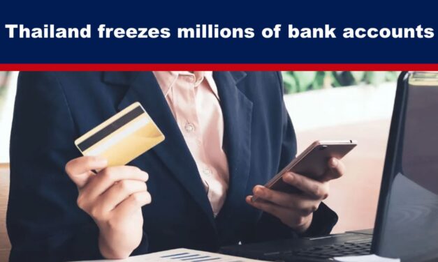 Thailand freezes millions of bank accounts
