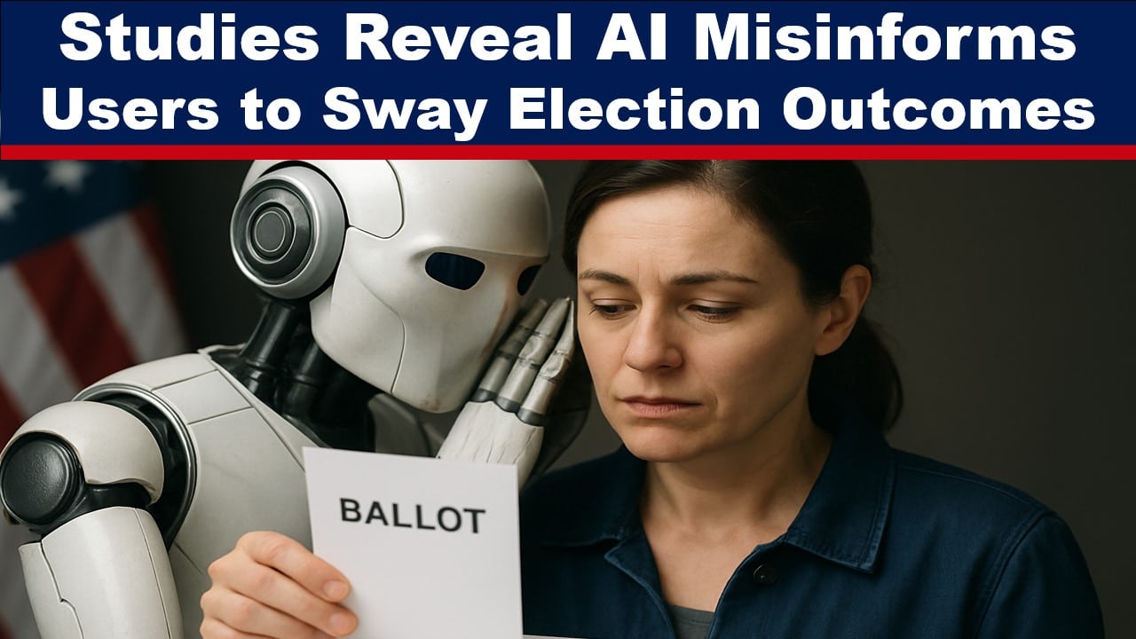 AI Found to Mislead Voters and Change Election Outcomes