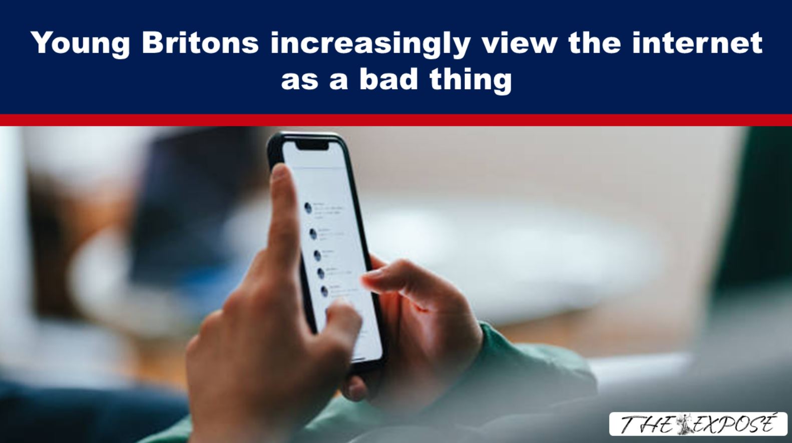 Young Britons increasingly view the internet as a bad thing