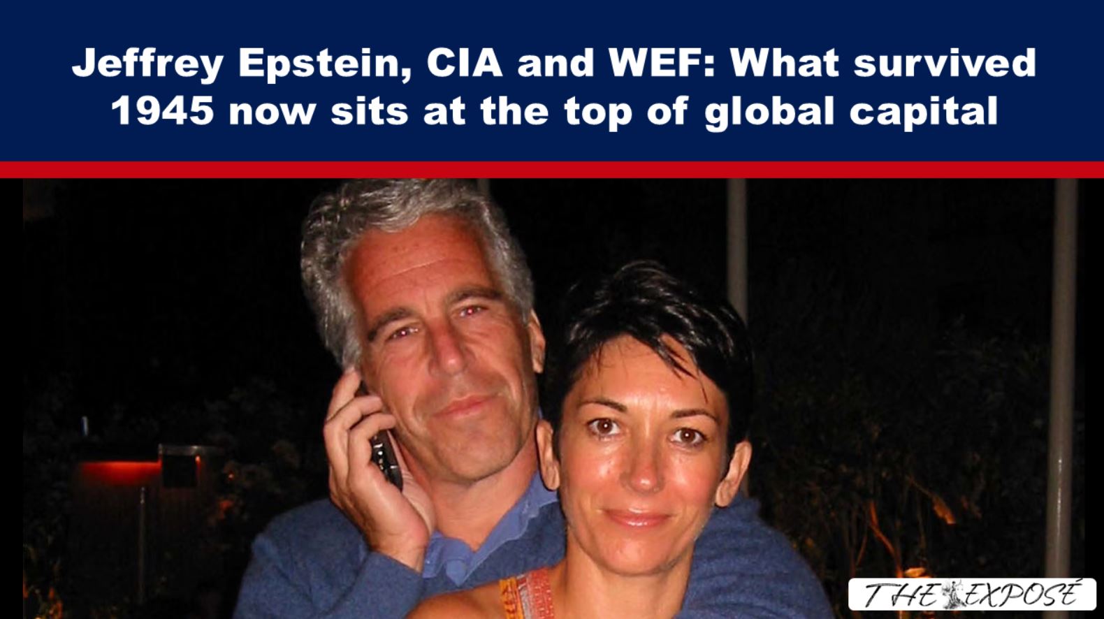Jeffrey Epstein, CIA and WEF: What survived 1945 now sits at the top of global capital