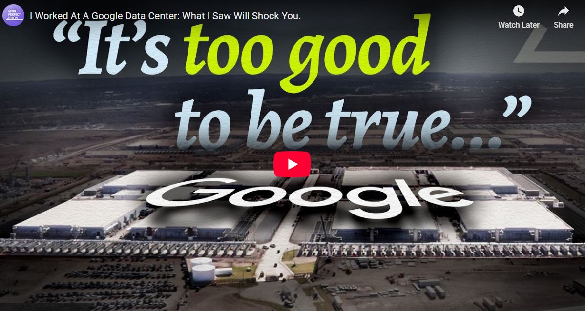 I Worked At A Google Data Center: What I Saw Will Shock You.