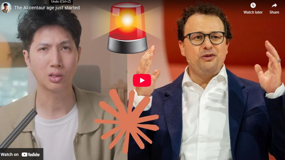 The AI centaur age just started