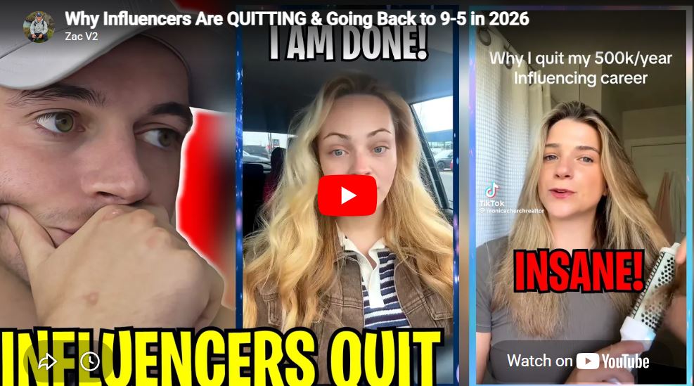 influencer quit