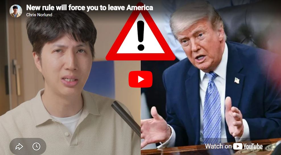 New rule will force you to leave America