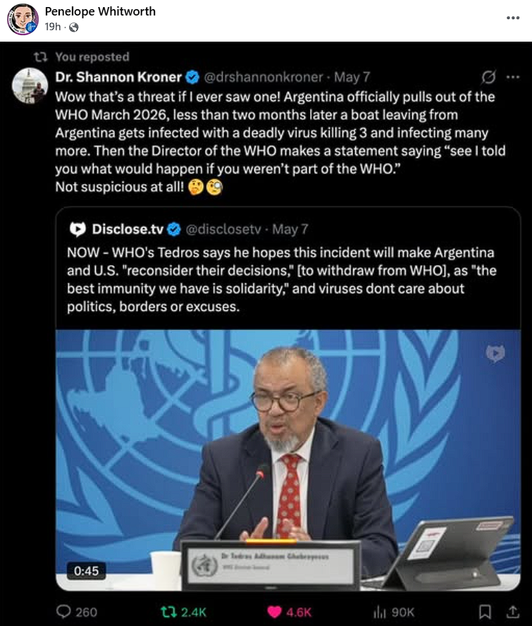 the who threatens argentina