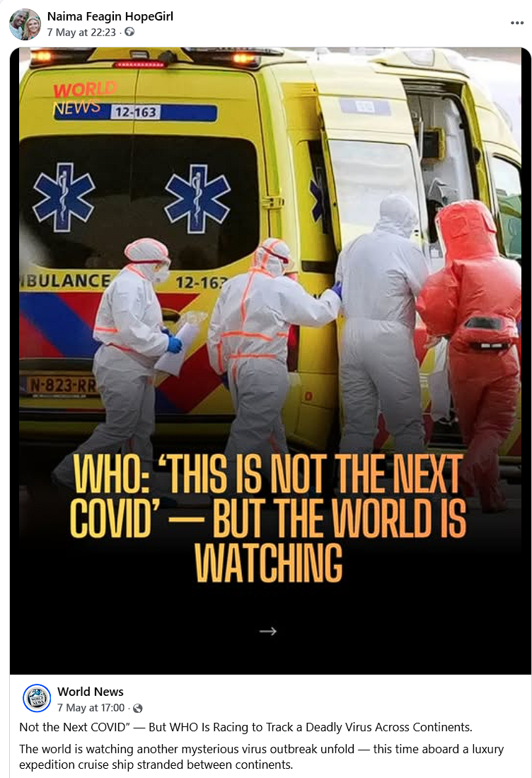 world news hantavirus