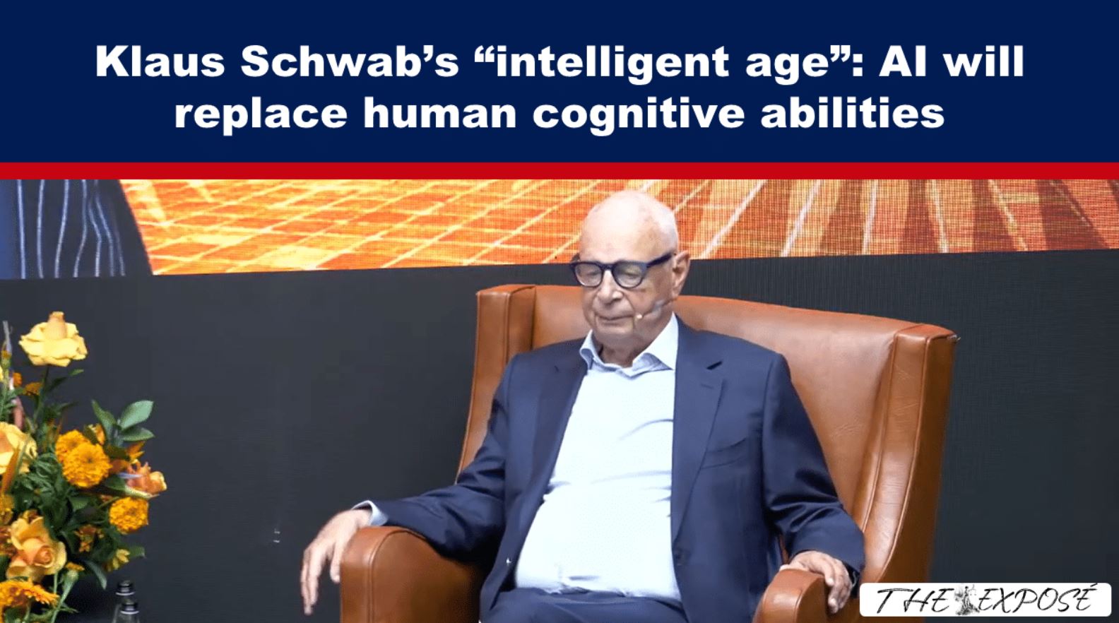 Klaus Schwab’s “intelligent age”: AI will replace human cognitive abilities