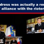 Macron’s address was actually a renewed offer of alliance with the rioters